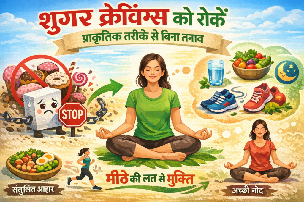 शुगर क्रेविंग्स कैसे रोकें: बिना तनाव के मीठा खाने की आदत कम करें