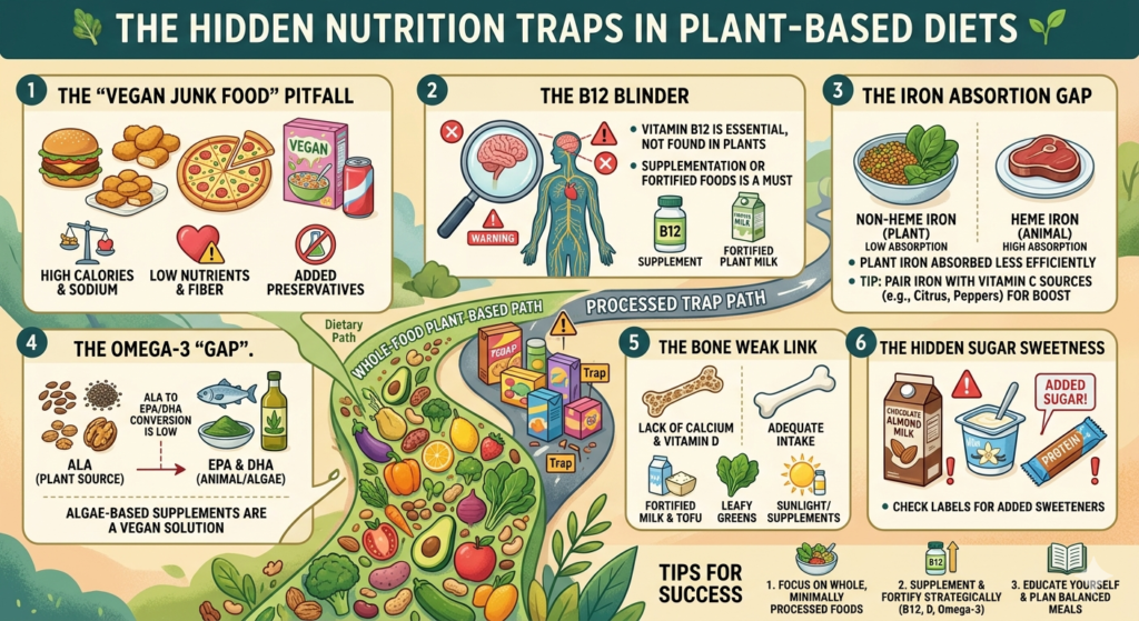 The Hidden Nutrition Traps in Plant-Based Diets